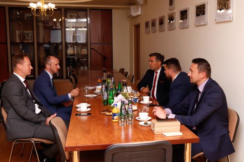 spotkanie Ministra Zbigniewa Gryglasa w serockim ratuszu