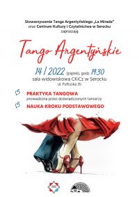tango argentyńskie 14.01.2022 r. plakat