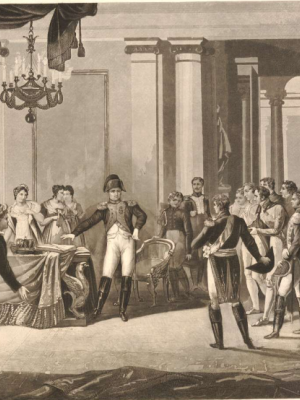 Abdykacja Bonapartego w pałacu Fontainebleau
