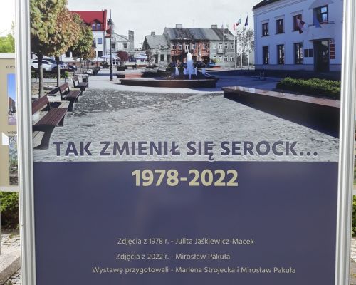 Wystawa Tak zmienił się Serock...1978-2022